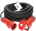 CEE-Verlängerungskabel Gummi H07RN-F 5G 6,0mm² 400V 32 A mit Phasenwender